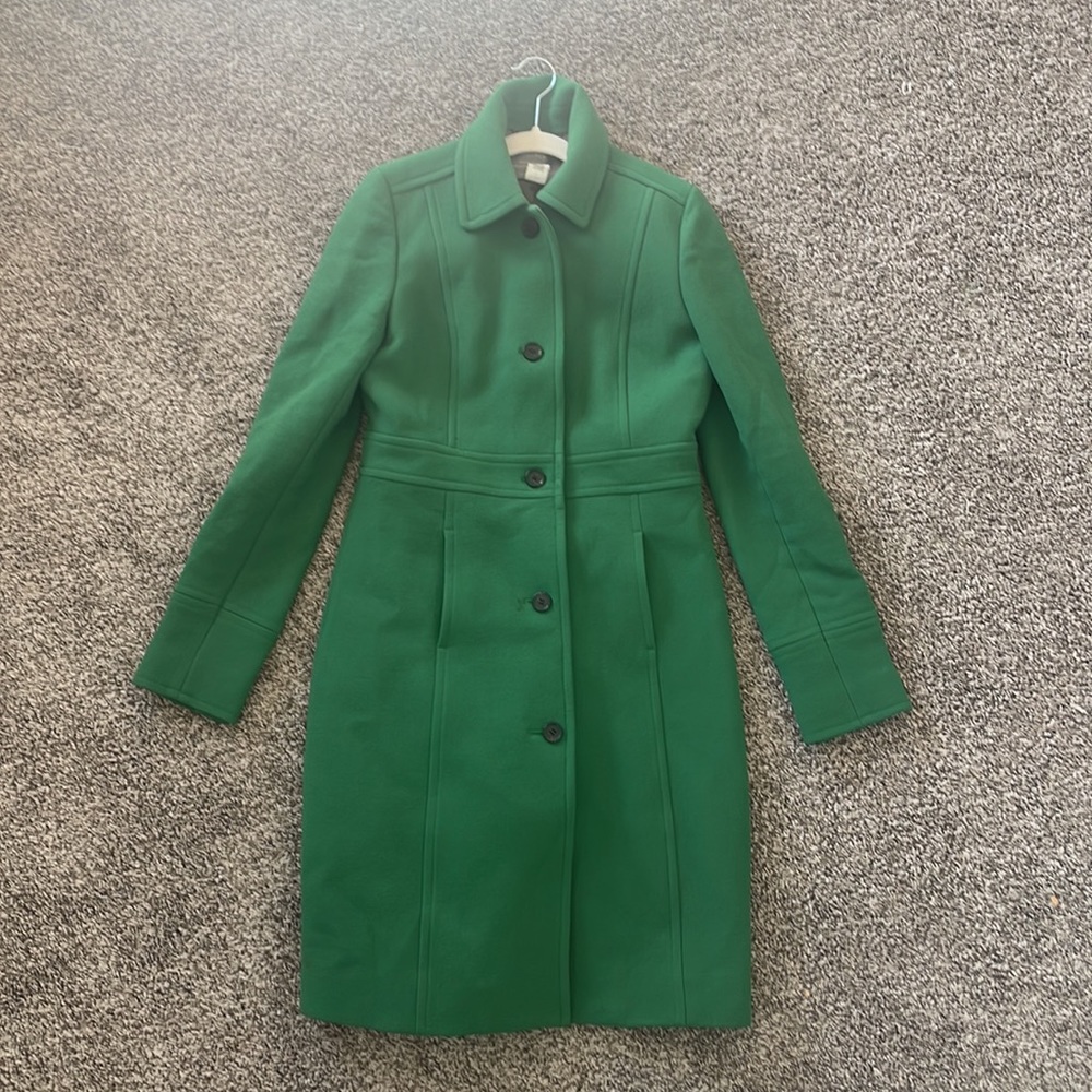 J Crew Double Cloth coat